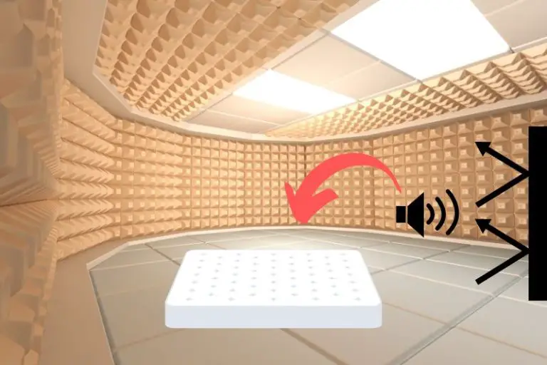 can you use mattress foam for sound reduction