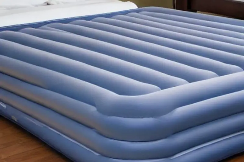 air mattress lake sleeping