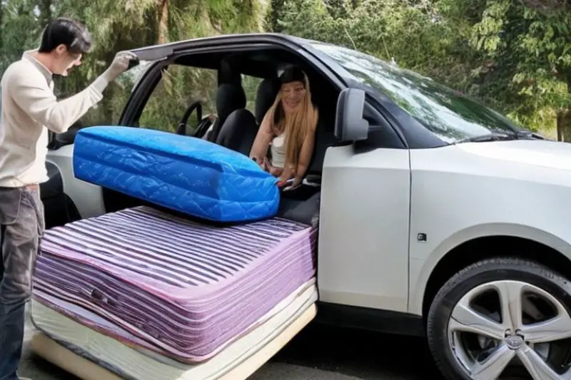 How fast can you drive with a mattress on your car?