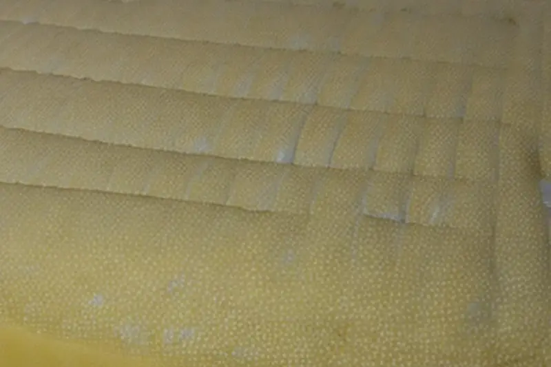 mattress topper turning yellow