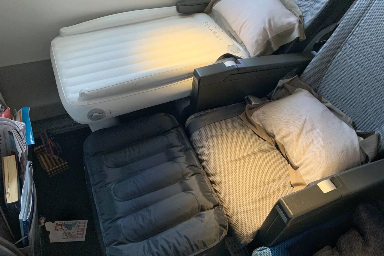 can you bring air mattress on plane