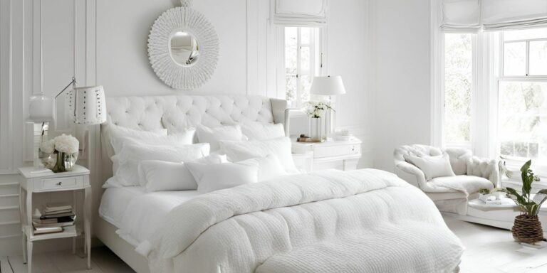 20 White Bedrooms Ideas