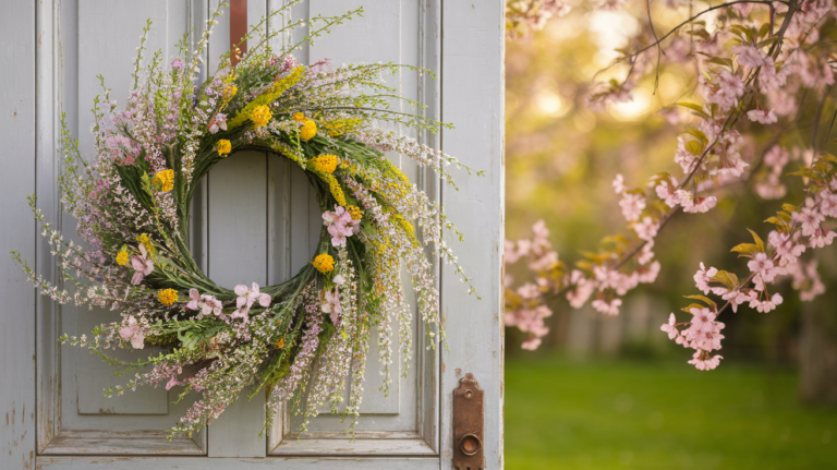 20 Spring Wreath for Front Door Ideas